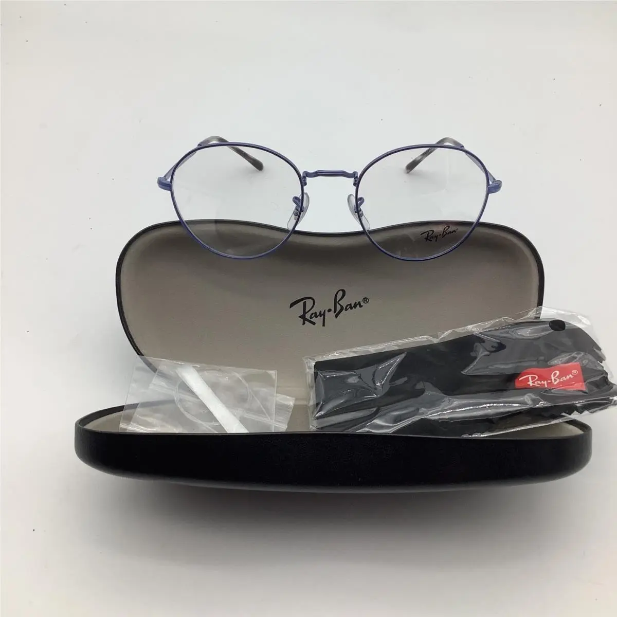 Ray Ban Eyeglasses Blue Oval Frames RB 3582V 3071 51-20-140 Eyewear