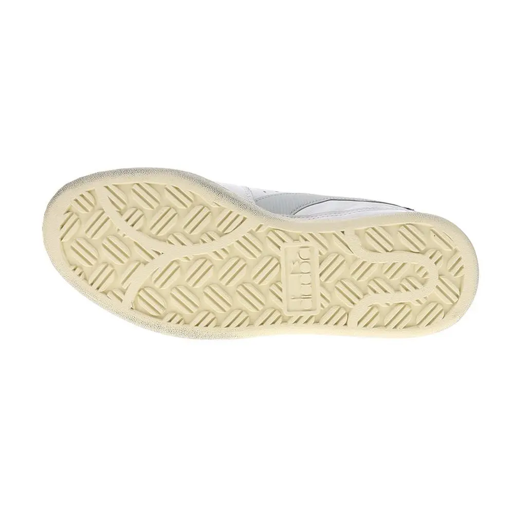 Diadora shoes - diadora Mi Basket Low Used Lace Up - 181233-C9304 - White 3
