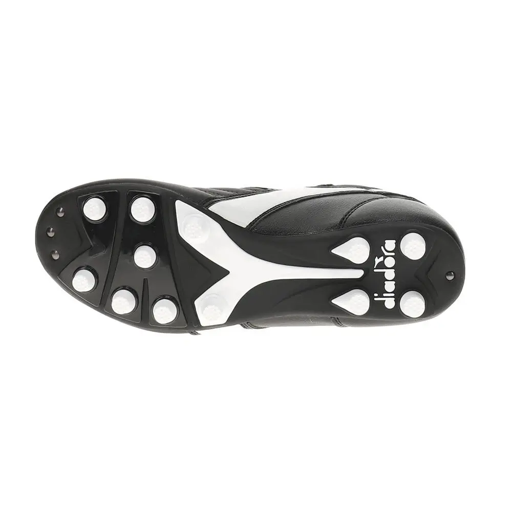 Diadora shoes - diadora Brasil Lt Mdpu Firm Ground Firm Ground Soccer Cleats - 181438-C0641 - Black 3