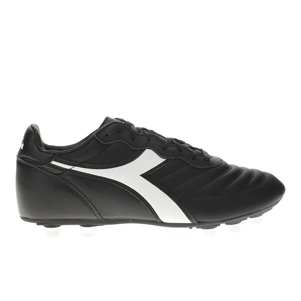Diadora shoes - diadora Brasil Lt Mdpu Firm Ground Firm Ground Soccer Cleats - 181438-C0641 - Black 4