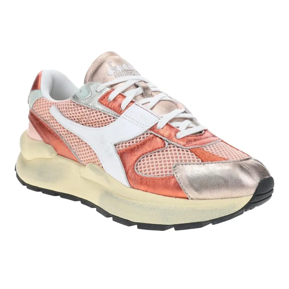Diadora shoes - diadora Mercury Elite Lam Used Metallic Lace Up - 182352-50036 - Red 0