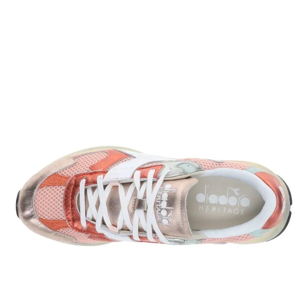 Diadora shoes - diadora Mercury Elite Lam Used Metallic Lace Up - 182352-50036 - Red 2