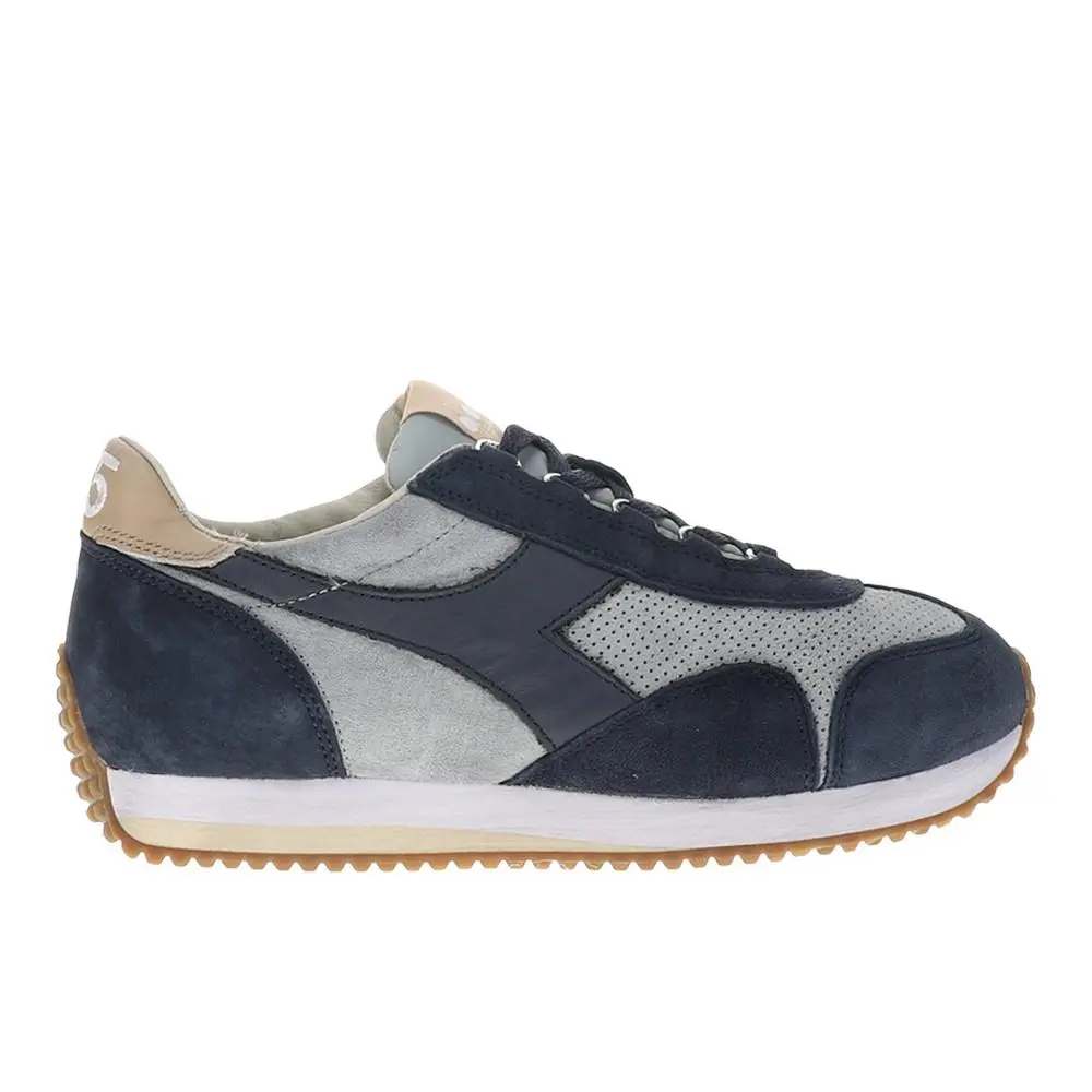 Diadora Equipe Suede Sw Lace Up Mens Blue Sneakers Casual Shoes 181235-75043