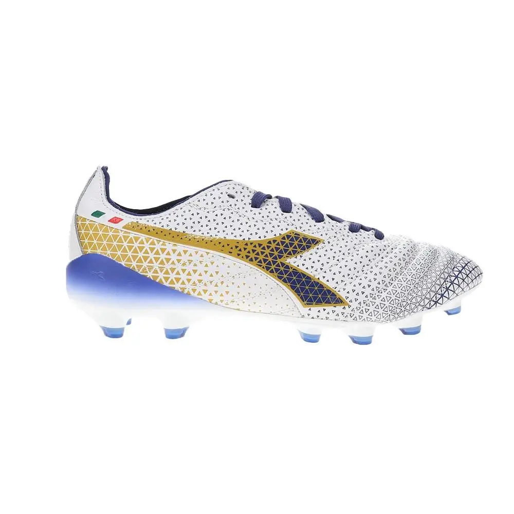Diadora Brasil Elite Tech Gr Ita Lpx Soccer Cleats Mens White Sneakers Athletic