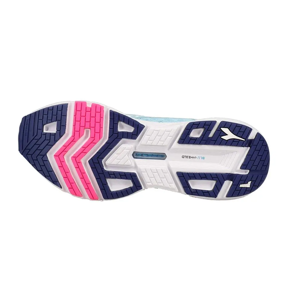 Diadora shoes - diadora Mythos Blushield Volo 3 Running - 179088-D0253 - Blue, Pink 3
