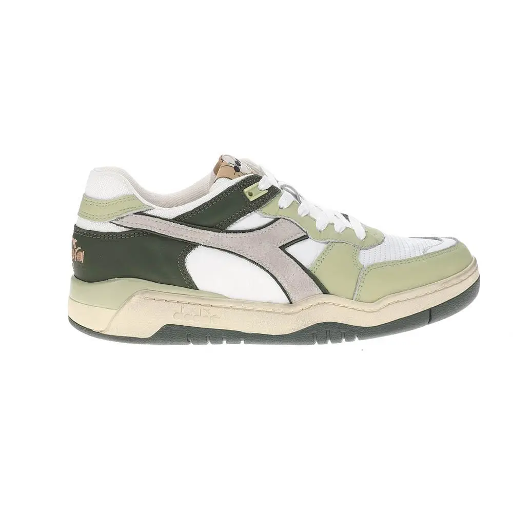 Diadora shoes - diadora B.560 Used Lace Up - 180117-70168 - Green 4