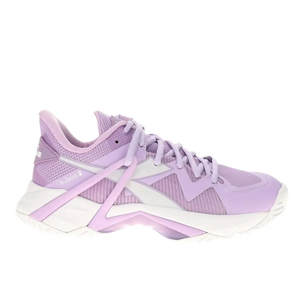 Diadora B.icon 2 All Ground Tennis Womens Purple Sneakers Athletic Shoes 179103