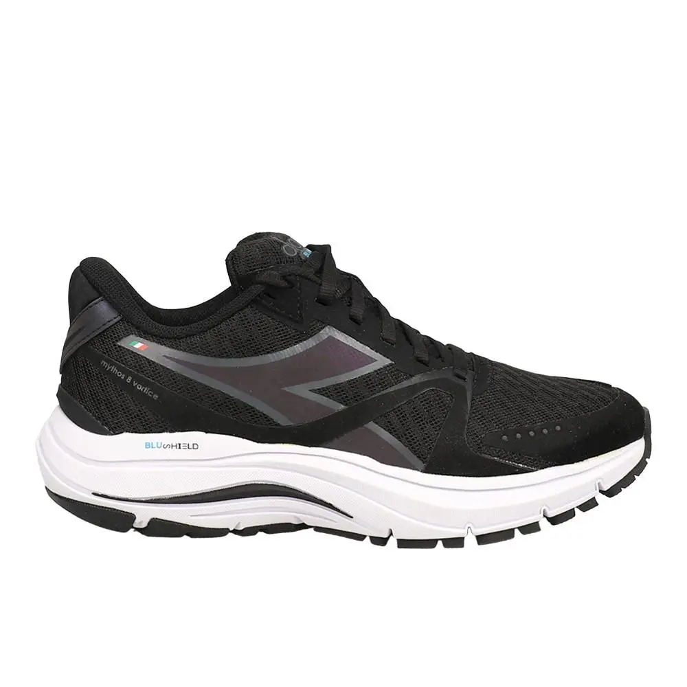 Diadora Mythos Blushield 8 Vortice Hip Running Womens Black Sneakers Athletic S