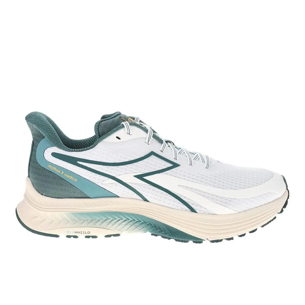 Diadora shoes - diadora Mythos Blushield 9 Vortice Running - 180247-D0880 - Green, White 4