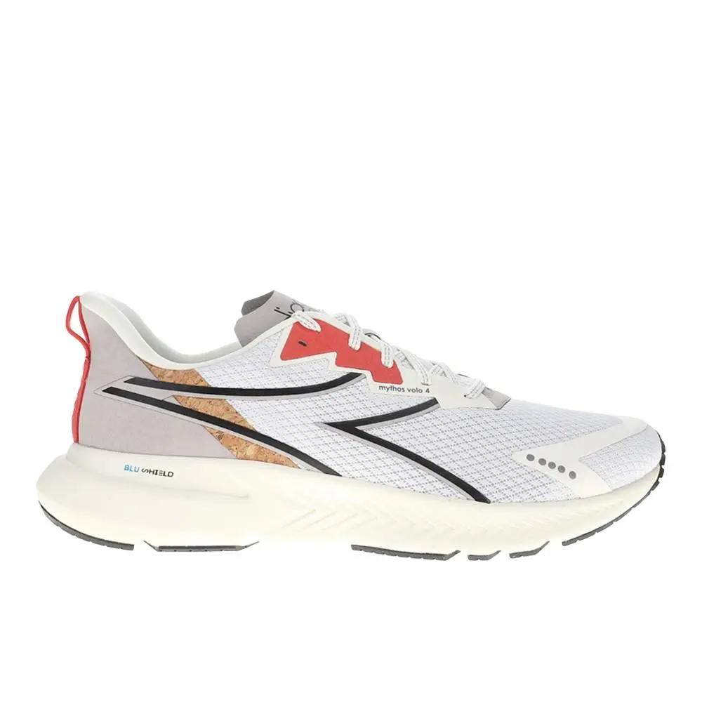 Diadora Mythos Blushield Volo 4 2030 Running Mens White Sneakers Athletic Shoes
