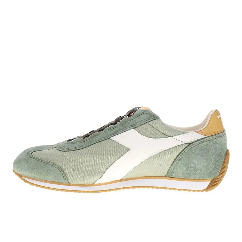 Diadora shoes - diadora Equipe H Dirty Stone Wash Lace Up - 174735-70409 - Green 1