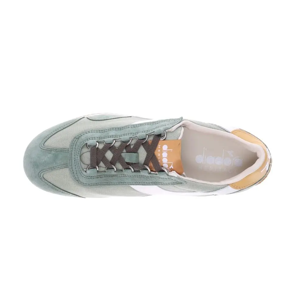 Diadora shoes - diadora Equipe H Dirty Stone Wash Lace Up - 174735-70409 - Green 7
