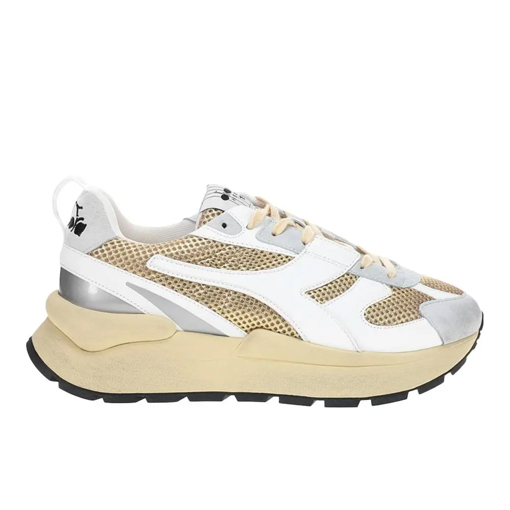 Diadora Mercury Elite Urban Lace Up Womens White Sneakers Casual Shoes 180909-C