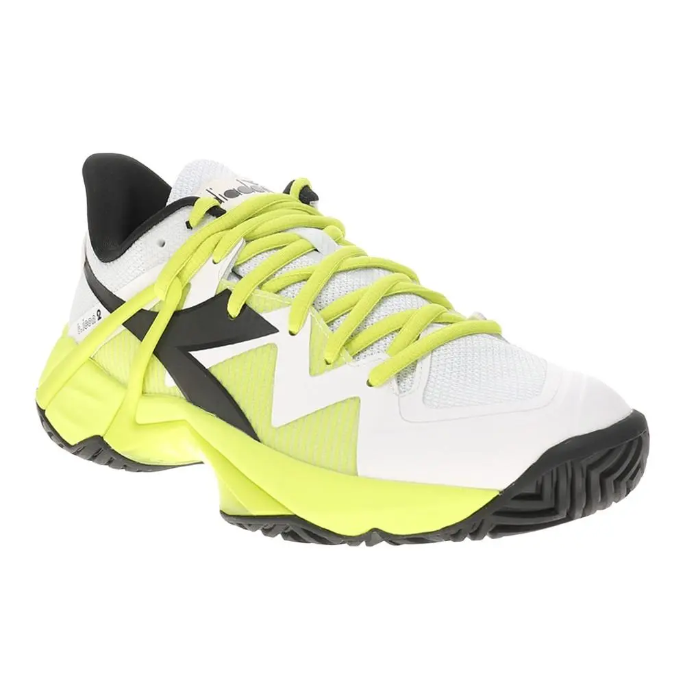 Diadora shoes - diadora B.Icon 2 All Ground Tennis - 179099-D0619 - White, Yellow 5