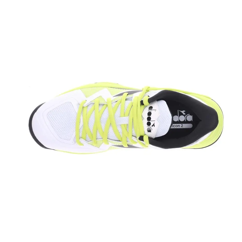 Diadora shoes - diadora B.Icon 2 All Ground Tennis - 179099-D0619 - White, Yellow 7