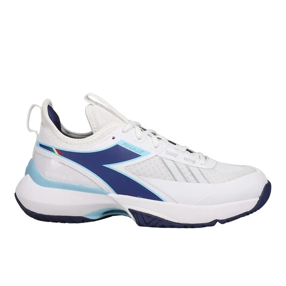 Diadora Finale All Ground Tennis Womens White Sneakers Athletic Shoes 179358-C4