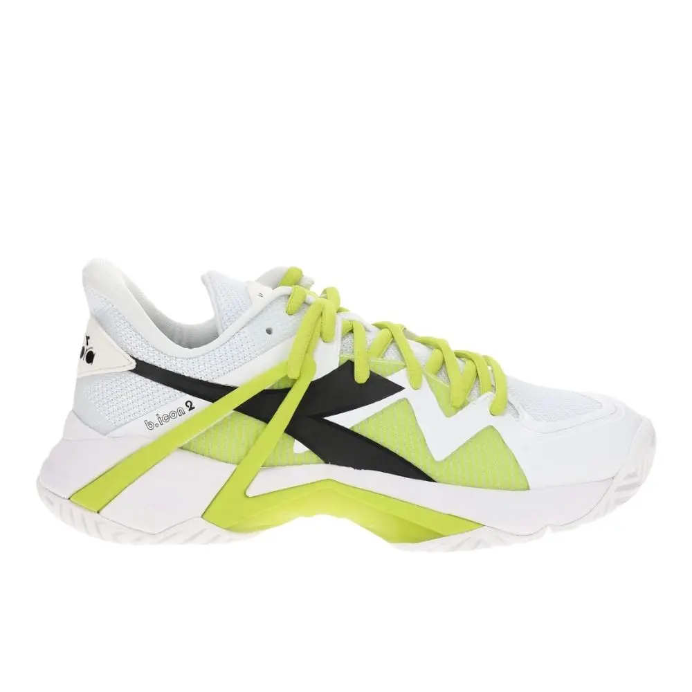 Diadora B.icon 2 All Ground Tennis Womens Green White Sneakers Athletic Shoes