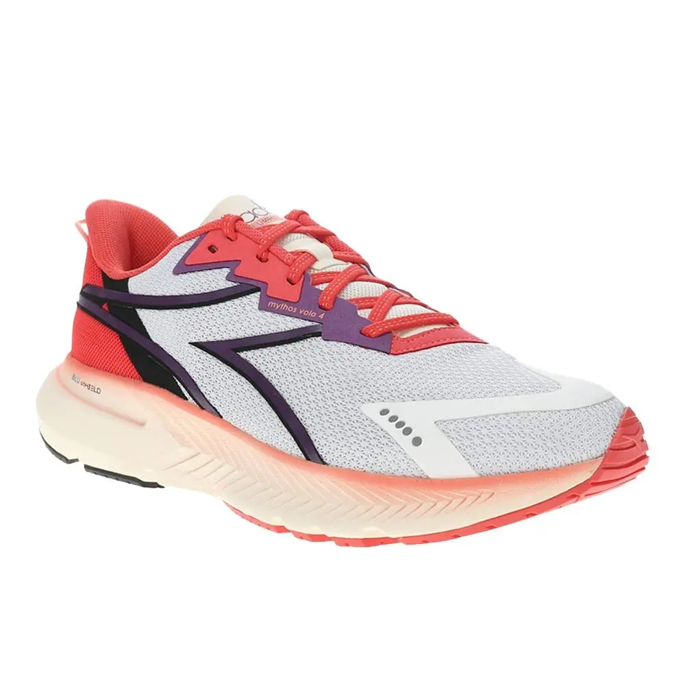 Diadora shoes - diadora Mythos Blushield Volo 4 Running - 180251-D0898 - Grey, Red 0