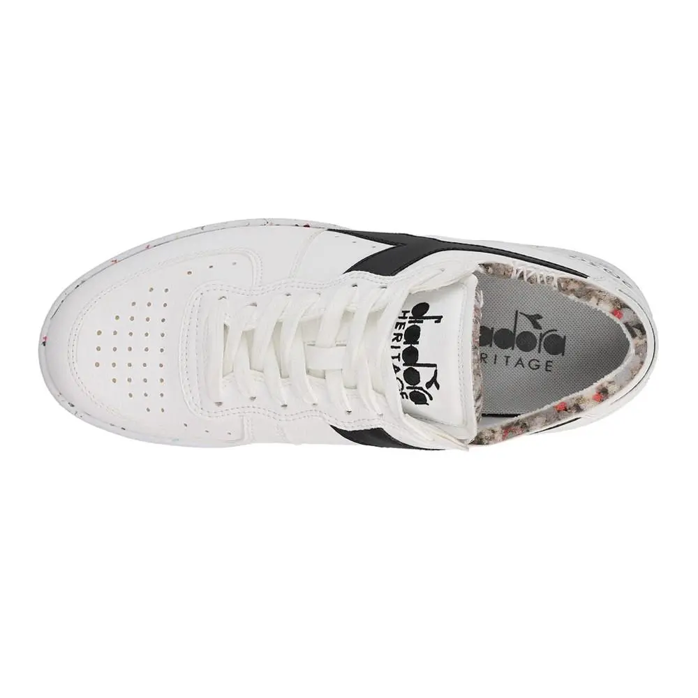 Diadora shoes - diadora Mi Basket Row Cut 2030 Lace Up - 178543-C0351 - White 2