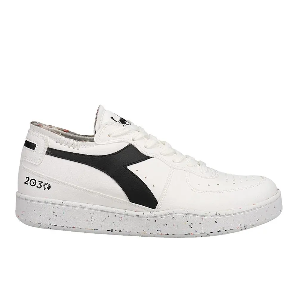 Diadora shoes - diadora Mi Basket Row Cut 2030 Lace Up - 178543-C0351 - White 4