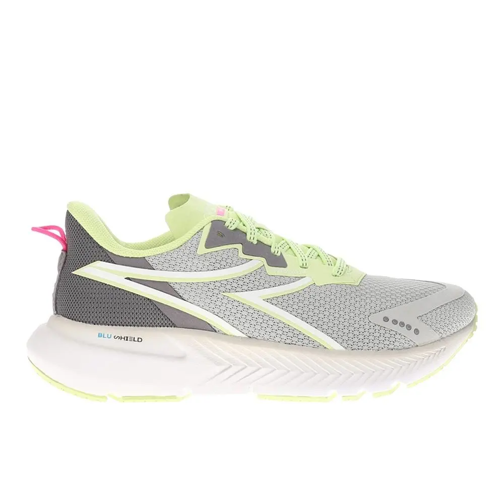 Diadora Mythos Blushield Volo 4 Running Womens Grey Sneakers Athletic Shoes 180