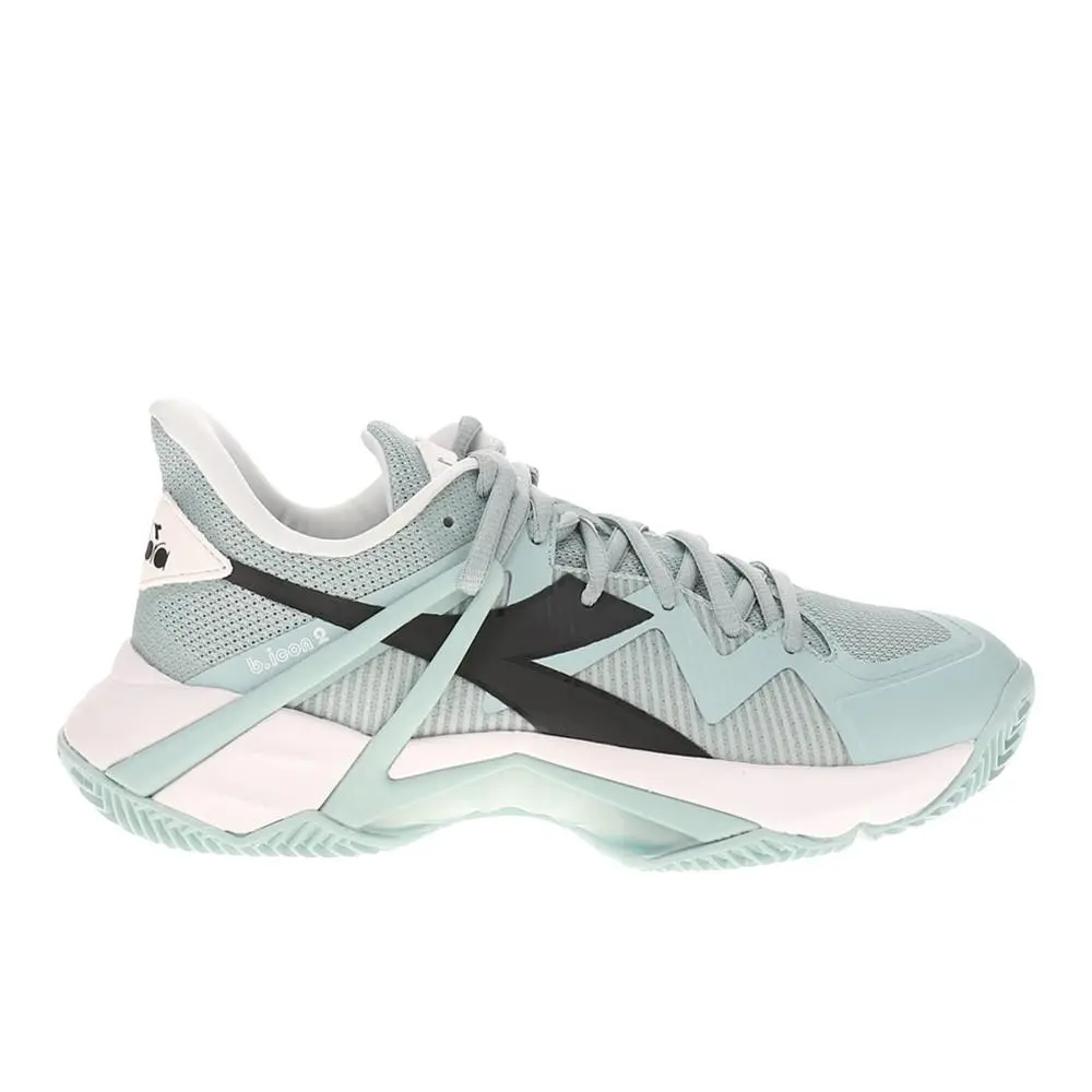 Diadora B.icon 2 Clay Tennis Womens Blue Sneakers Athletic Shoes 179107-D0849
