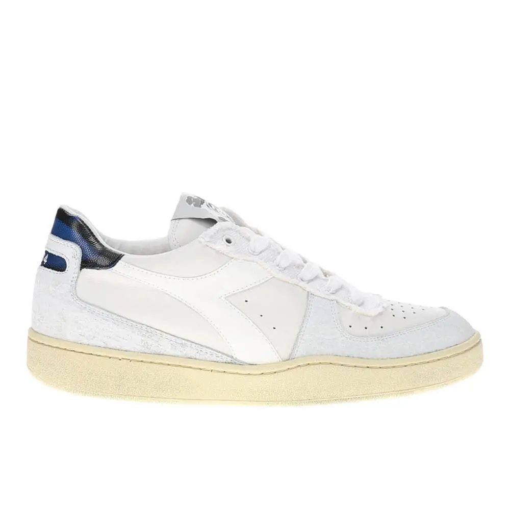 Diadora shoes - diadora Mi Basket Low Pivot Italia Lace Up - 180483-20006 - White 4