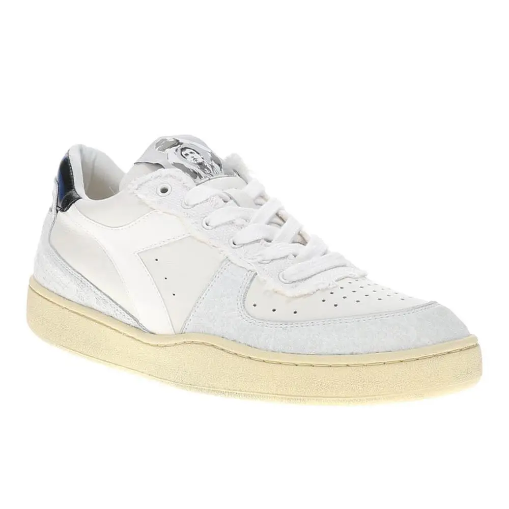 Diadora shoes - diadora Mi Basket Low Pivot Italia Lace Up - 180483-20006 - White 5