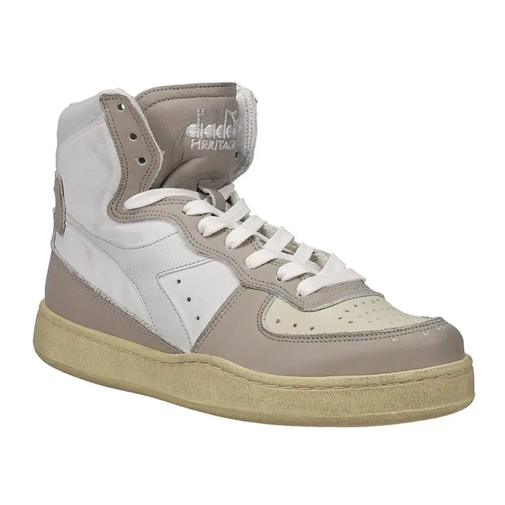 Diadora shoes - diadora Mi Basket Used High Top - 158569-C6372 - Beige 0