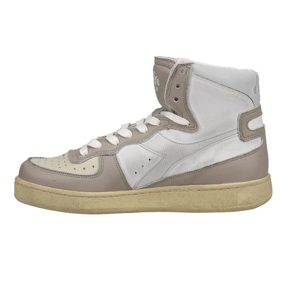 Diadora shoes - diadora Mi Basket Used High Top - 158569-C6372 - Beige 1