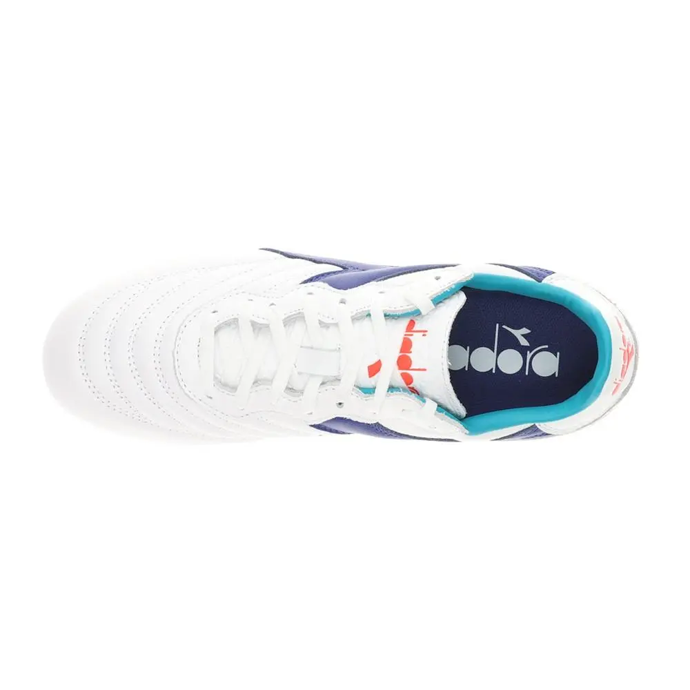 Diadora shoes - diadora Brasil Gr Lt Plus Mdpu Soccer Cleats - 180196-C2433 - White 2