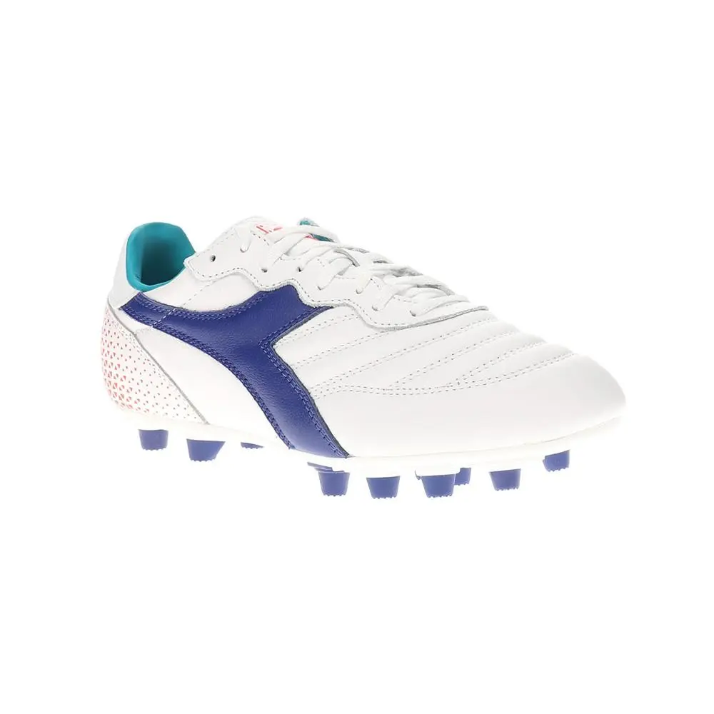 Diadora shoes - diadora Brasil Gr Lt Plus Mdpu Soccer Cleats - 180196-C2433 - White 5