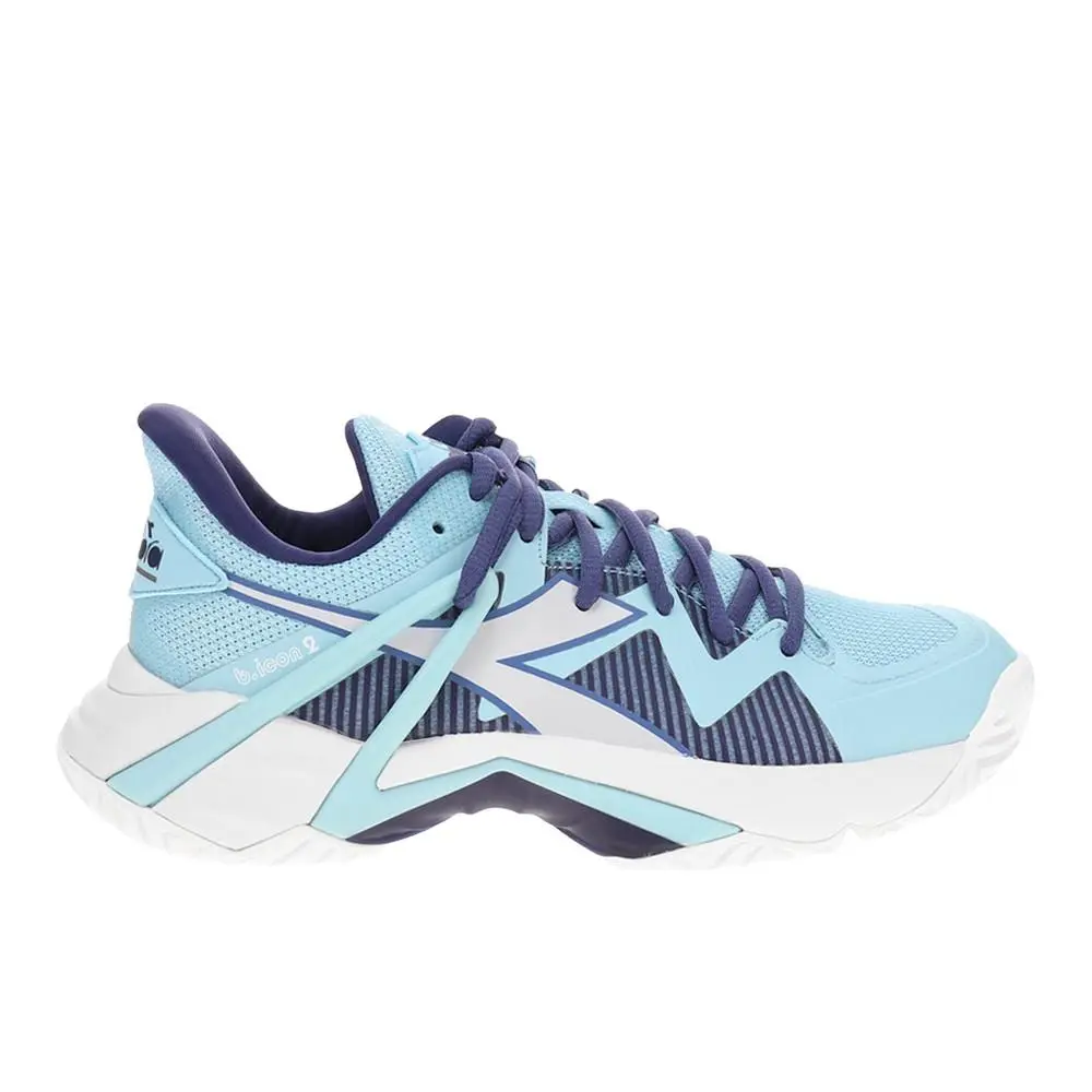 Diadora B.icon 2 All Ground Tennis Womens Blue Sneakers Athletic Shoes 179103-D