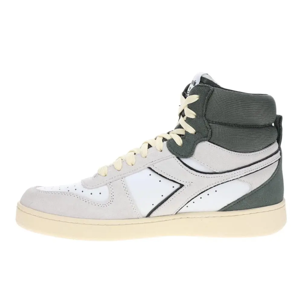 Diadora shoes - diadora Magic Basket Mid Suede Lace Up - 180184-C7727 - White 6