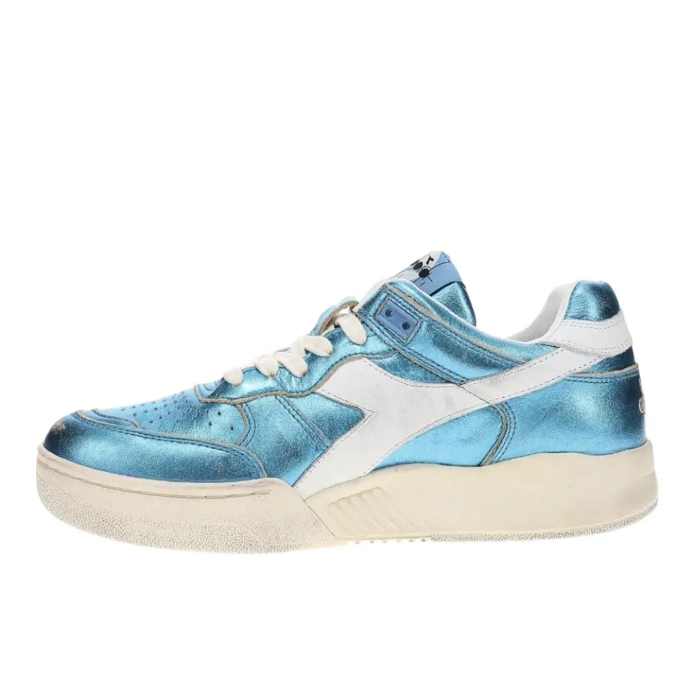 Diadora shoes - diadora B.560 Metallic Lace Up - 181320-65034 - Blue 1