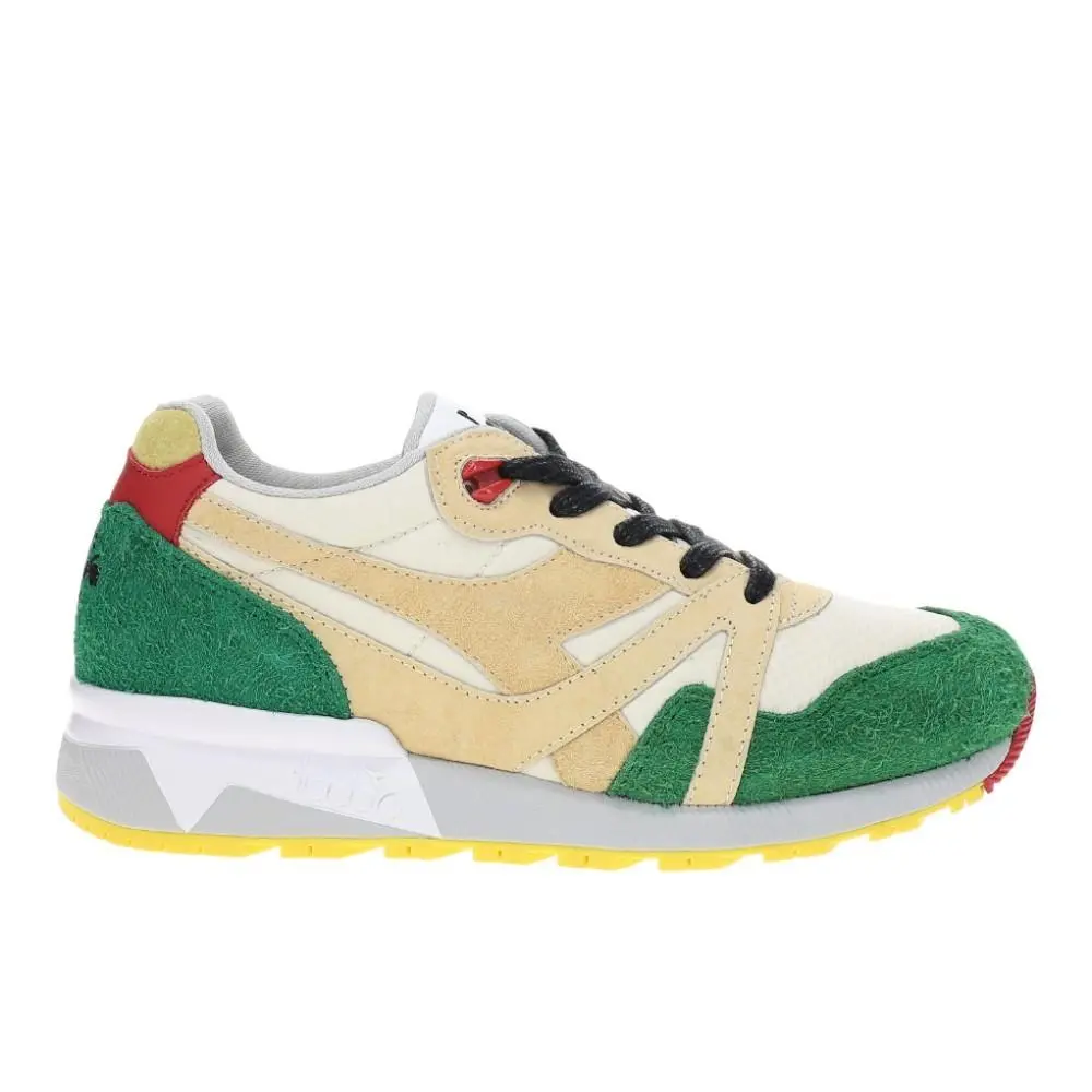 Diadora N9000 Rally Giulietta Italia Lace Up Mens White Sneakers Casual Shoes 1