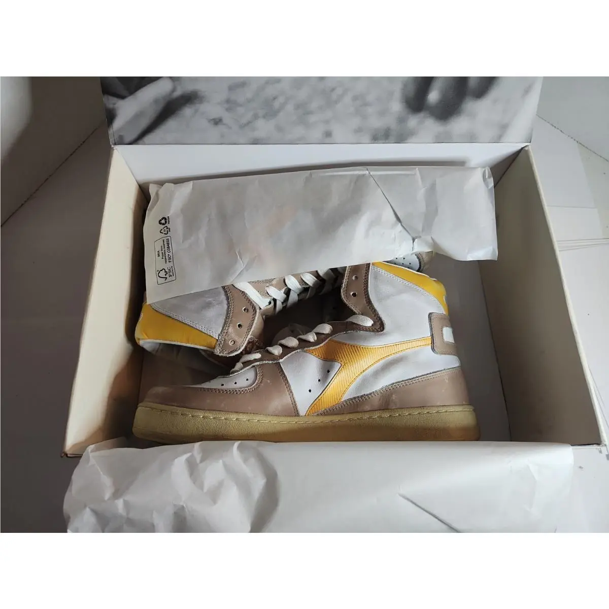 Diadora shoes - diadora Mi Basket - Basket - 158569-D0052 - Brown 1