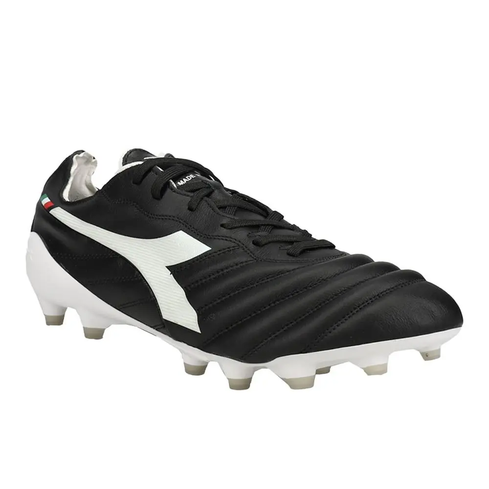 Diadora shoes - diadora Brasil Elite2 Tech Made In Italy Lpx Firm Ground Soccer C - 178799-C0641 - Black (UPC: 193867917526) 0
