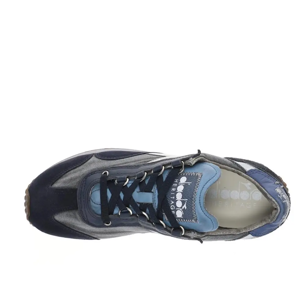 Diadora shoes - diadora Equipe H Dirty Stone Wash Evo Lace Up - 174736-65060 - Blue (UPC: 197020117877) 2