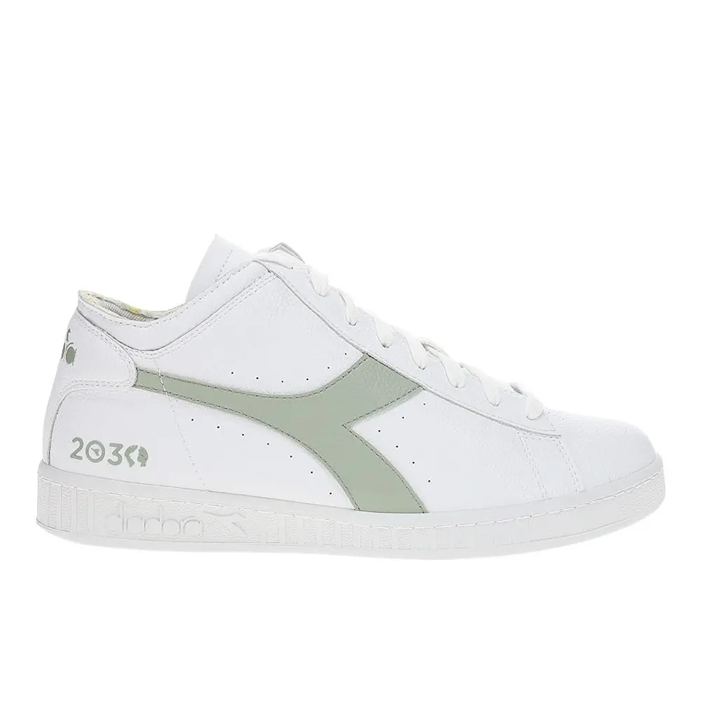 Diadora Game Row Cut 2030 Lace Up Mens Size 8.5 M Sneakers Casual Shoes 179276