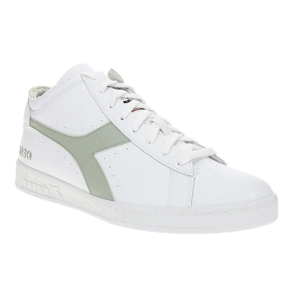 Diadora shoes - diadora Game Row Cut 2030 Lace Up - 179276-D0297 - White (UPC: 193867989622) 0