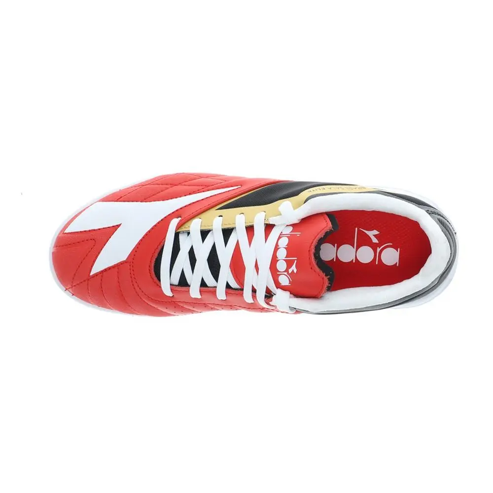 Diadora shoes - diadora Brasil Sala Elite Indoor Soccer - 180713-D1089 - Black, Red (UPC: 197020330023) 2
