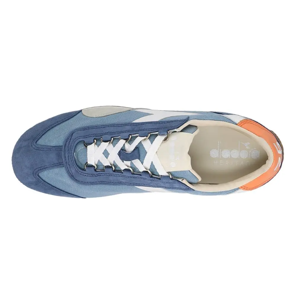 Diadora shoes - diadora Equipe H Dirty Stone Wash Lace Up - 174735-65065 - Blue (UPC: 193867970743) 2