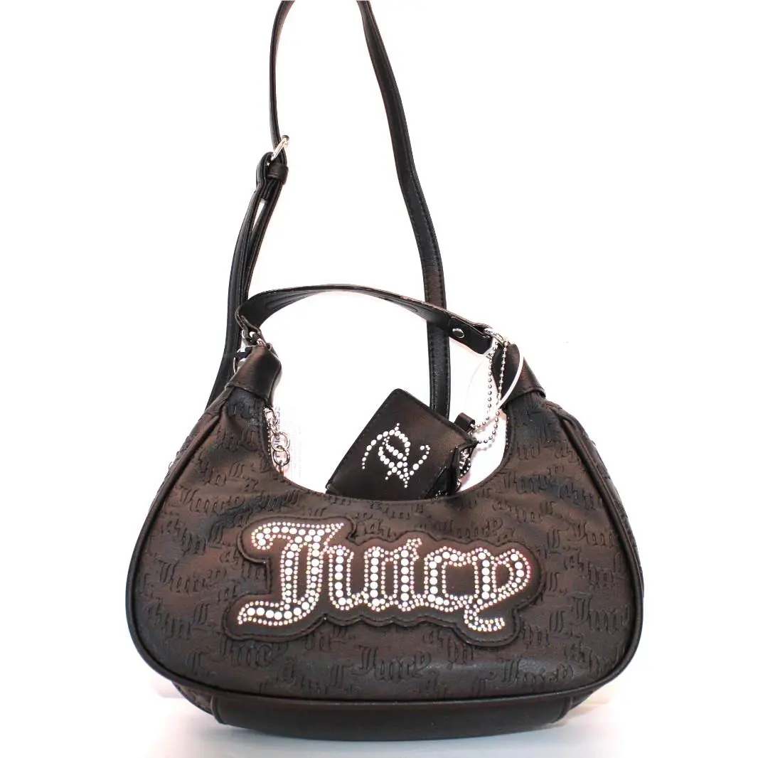 Juicy Couture String of Pearls Hobo Hand/shoulder Bag Crossbody Bag Key Bag