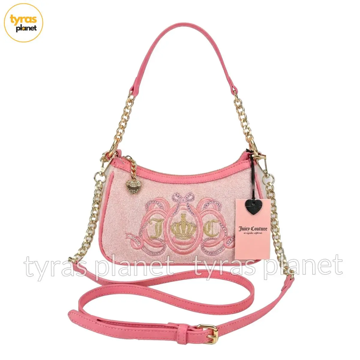 Juicy Couture Lovers Club Pink Diamond Lemonade Shoulder Bag Cute Bag