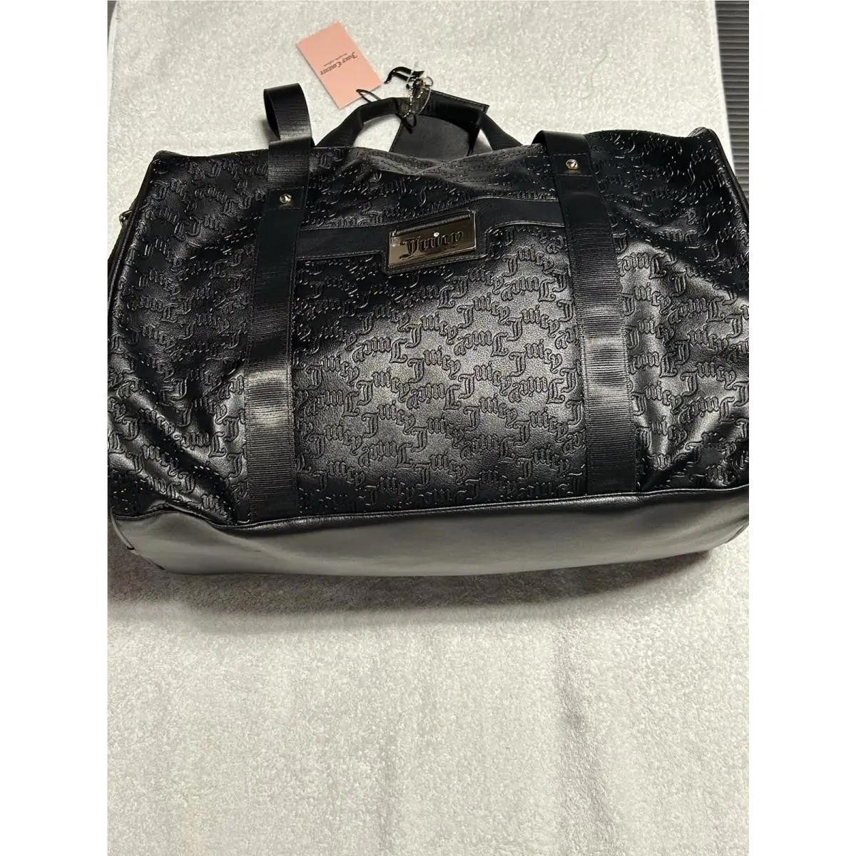 `miss Juicy Weekender` W/ Wallet- Liquorice Duffle Bag Large by Juicy Couture