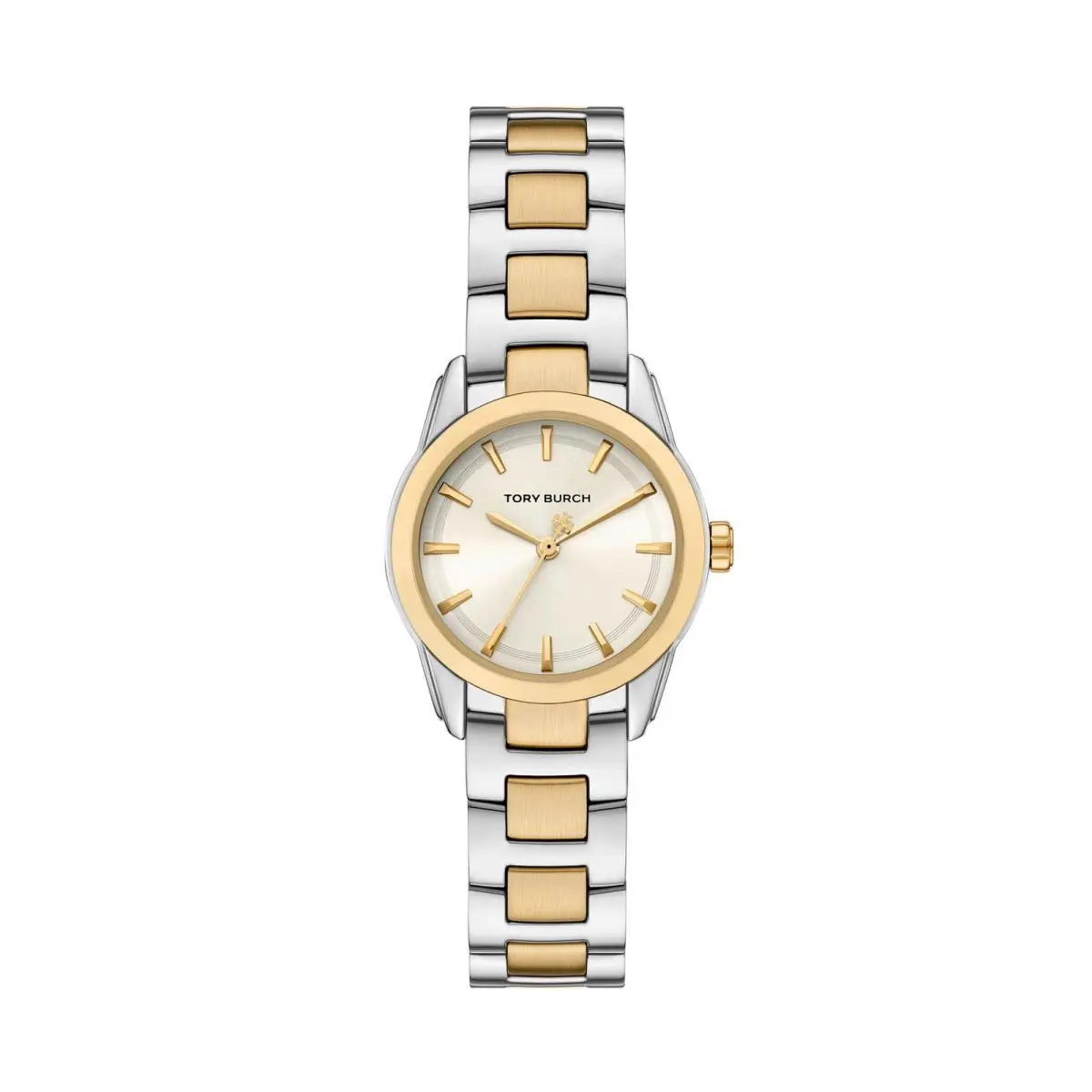 Small Miller Two-tone 28mm Cream Dial Women`s Watch TBW9063 by Tory Burch