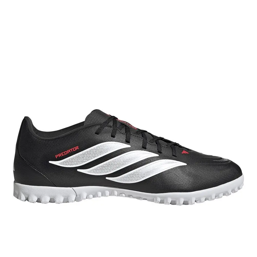 Adidas Predator Club Turf Football Mens Black Sneakers Athletic Shoes JS0354