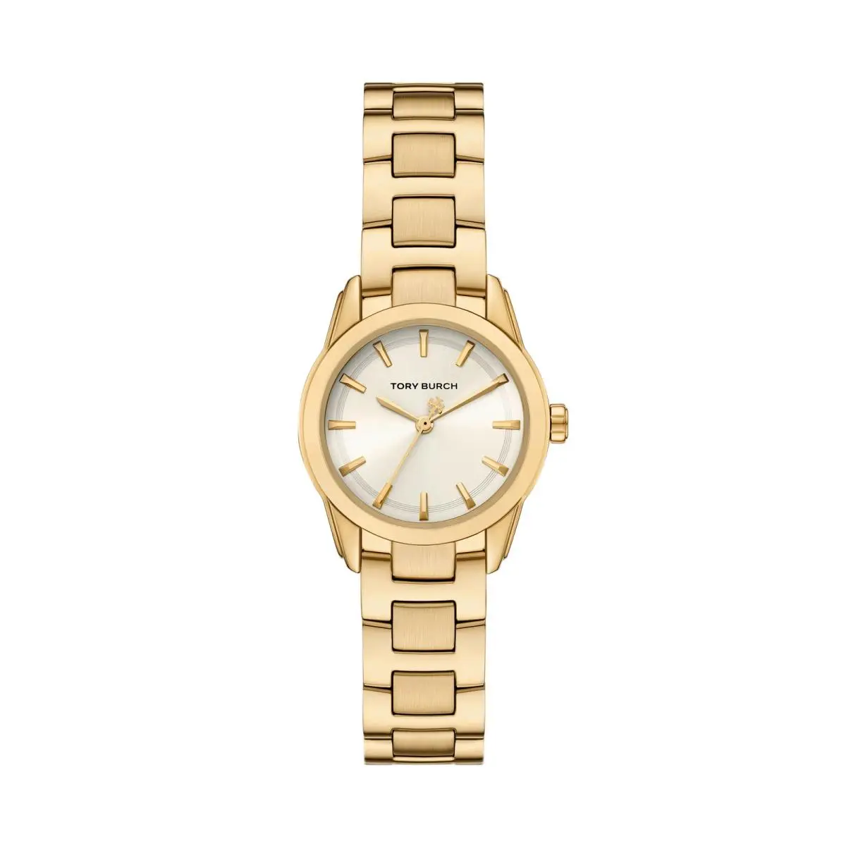 Small Miller Gold-tone 28mm Cream Dial Women`s Watch TBW9062 by Tory Burch
