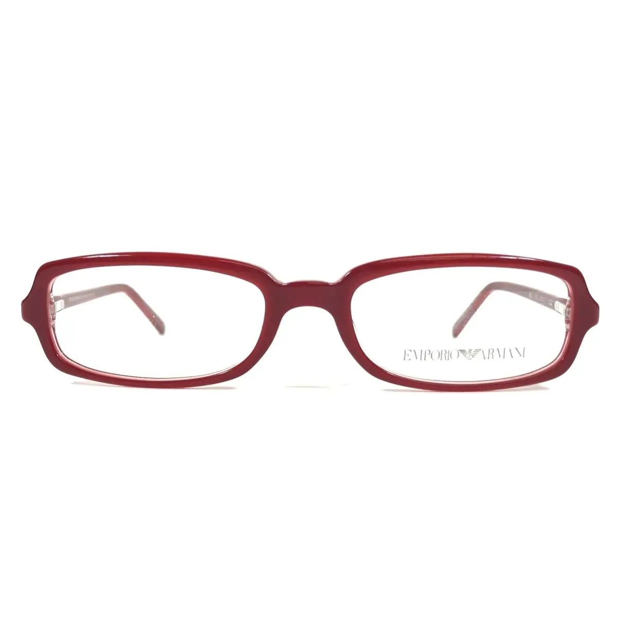 Eyeglasses Frames 682 700 Burgundy Rectangle Full Rim 51-17-135 by Emporio Armani